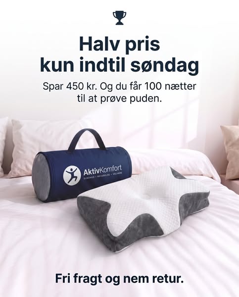 Halv pris i dag. 100 nætter at prøve.