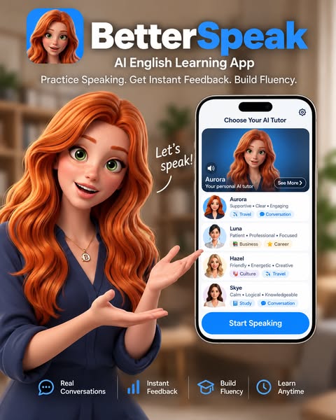BetterSpeak: AI English Learning App