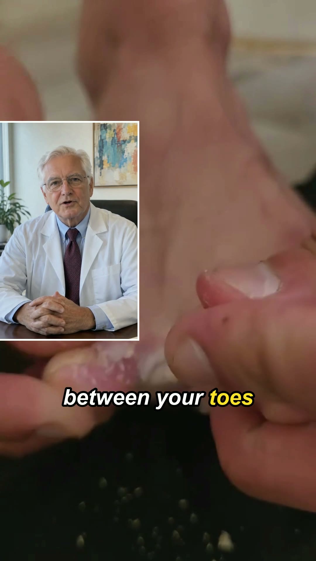 White Flakes Between Your Toes? Read This