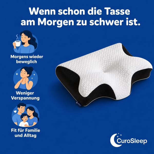 Schluss mit steifem Nacken am Morgen