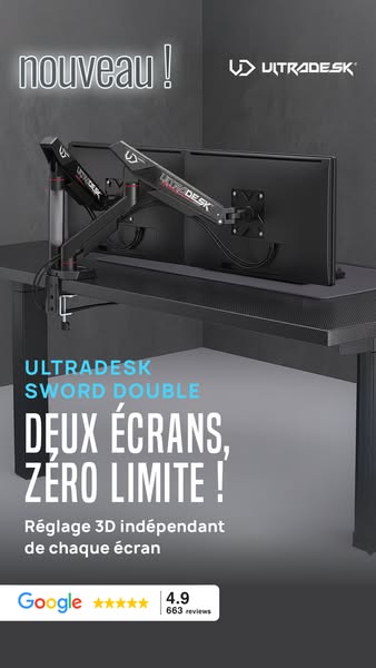 UltraDesk SWORD DOUBLE