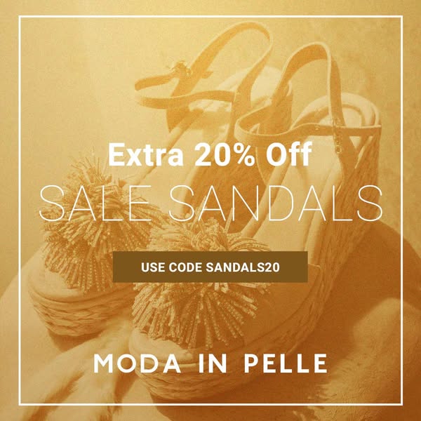 Use Code SANDALS20