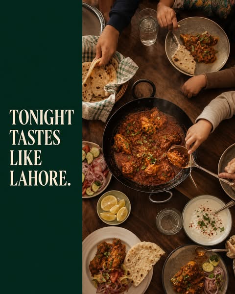 Tonight tastes like Lahore