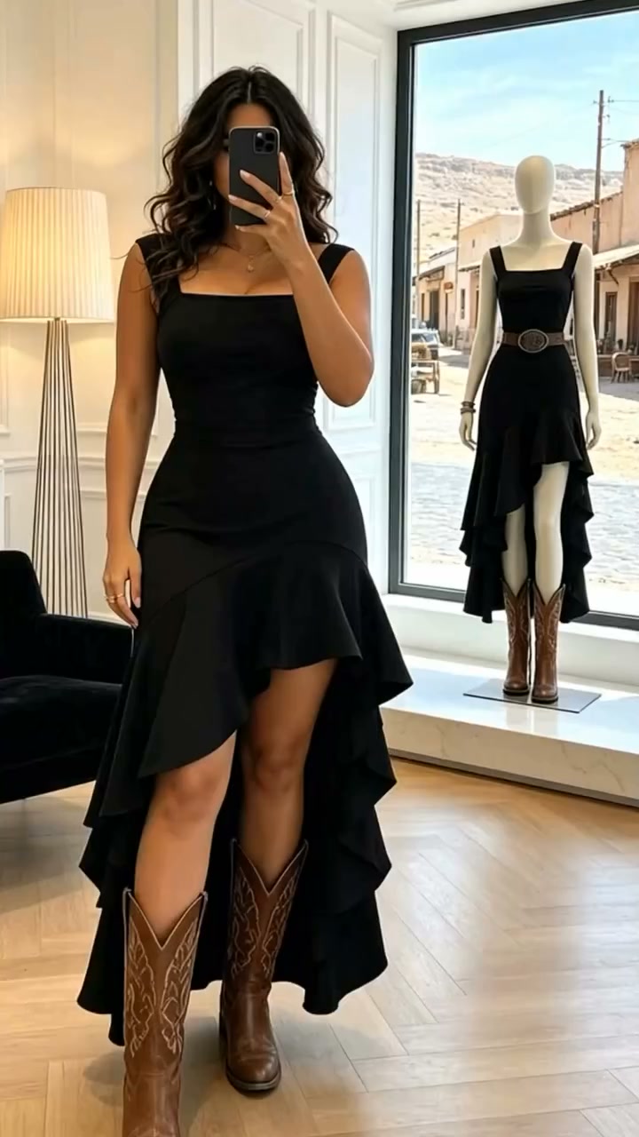 Ruffle Midi Dress