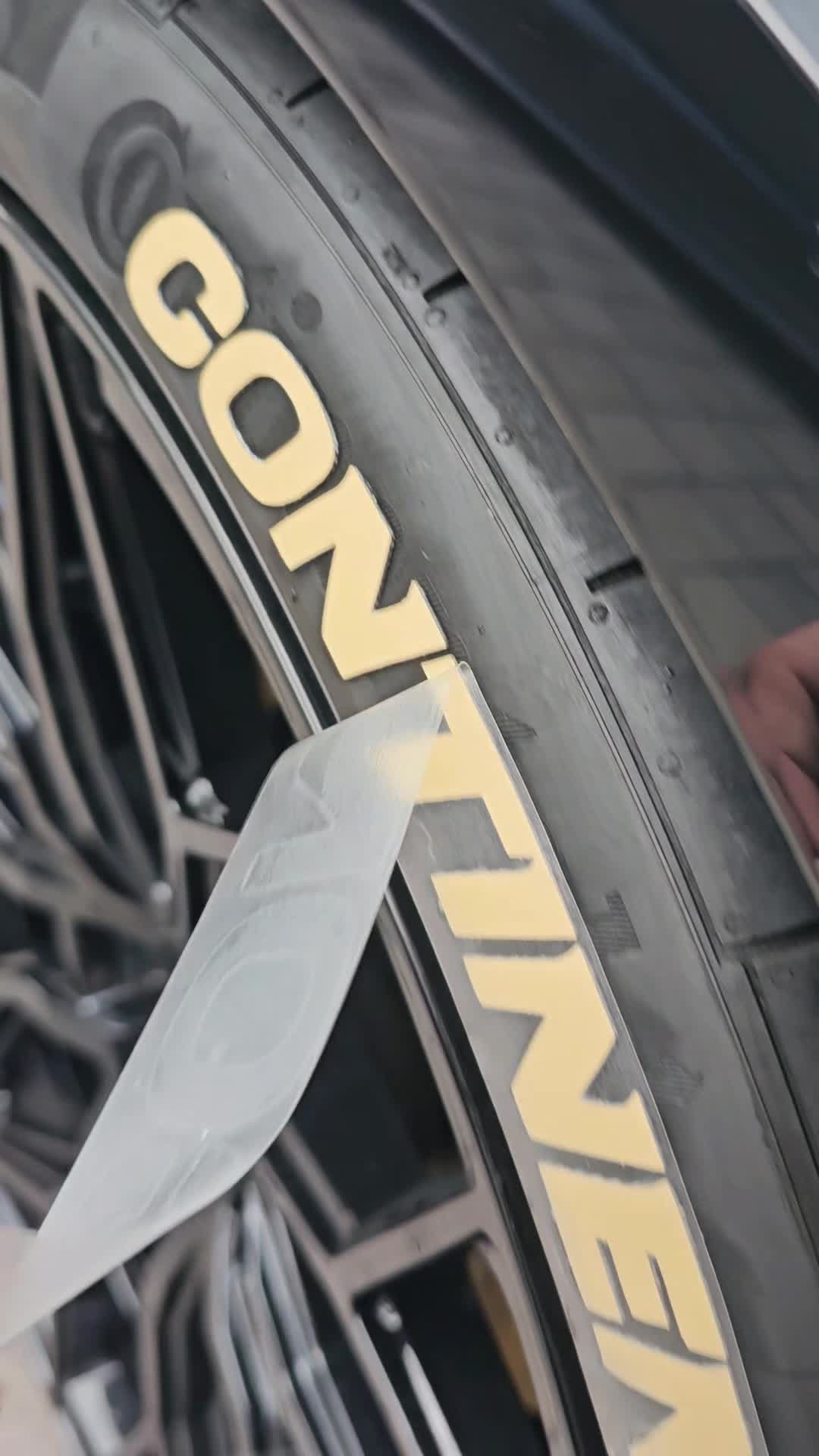 Custom Tyre Wall Stickers
