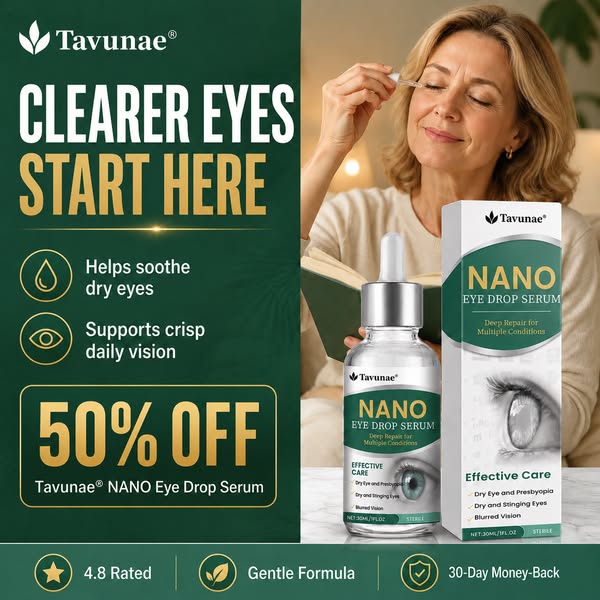 Tavunae® Nano Eye Drops Serum – Advanced Nanotech Treatment for Age-Related Vision