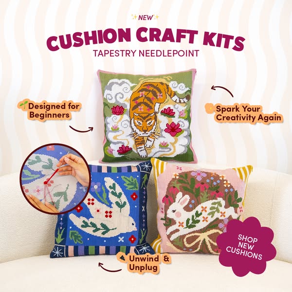 NEW Needlepoint Cushions Are Here!