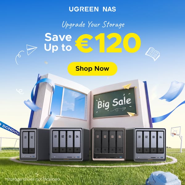 UGREEN NAS Deal: Save Up to €120