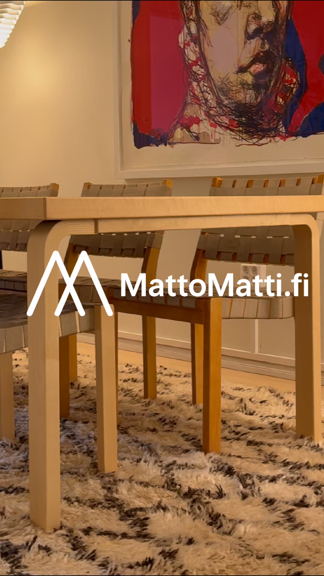 Valkoiset marokkolaiset matot