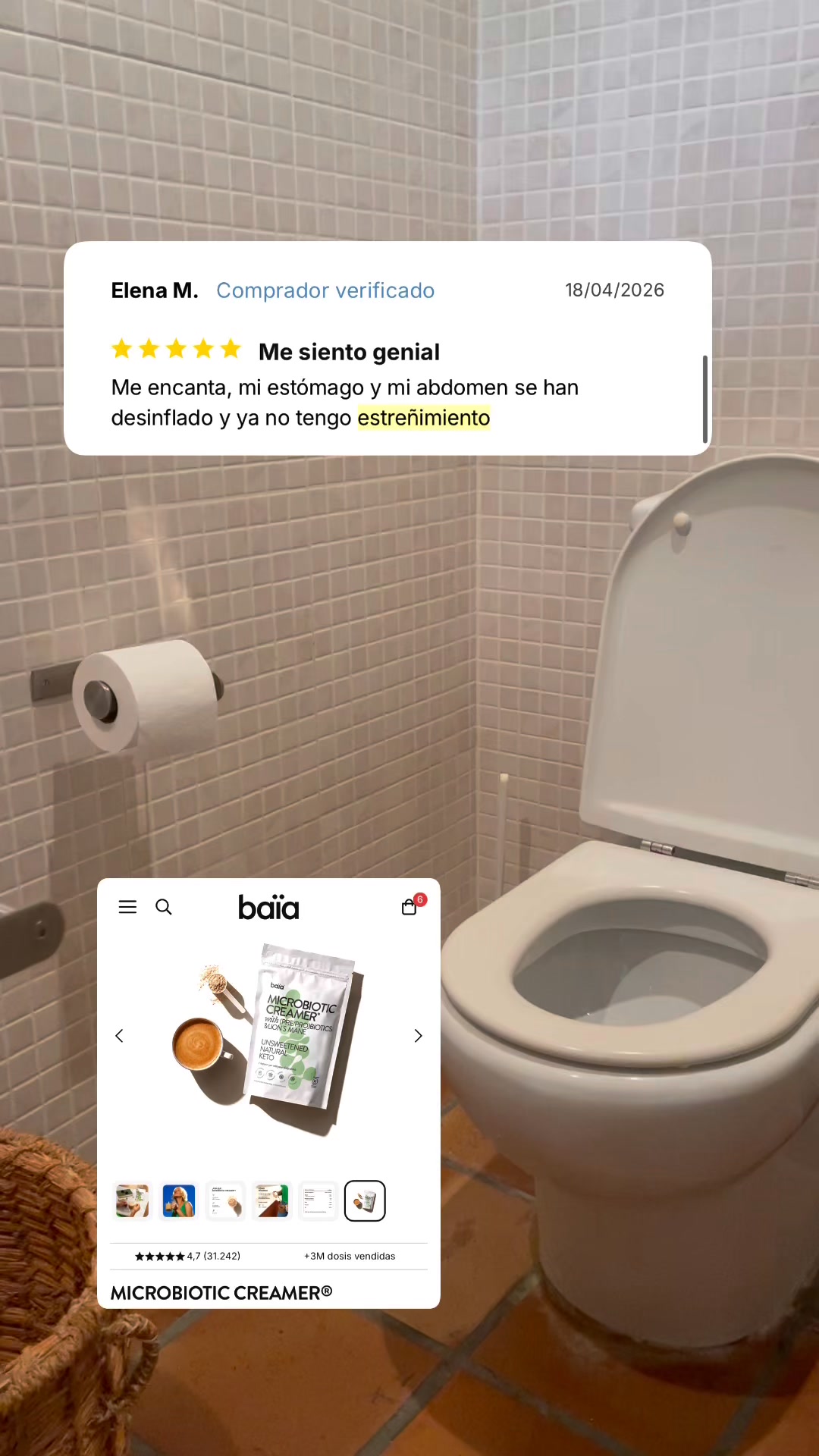 Prueba ya el Microbiotic + Espumador Gratis