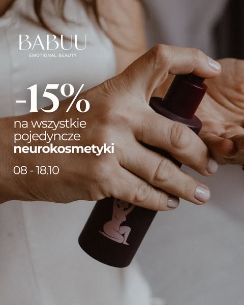 15% na neurokosmetyki BABUU