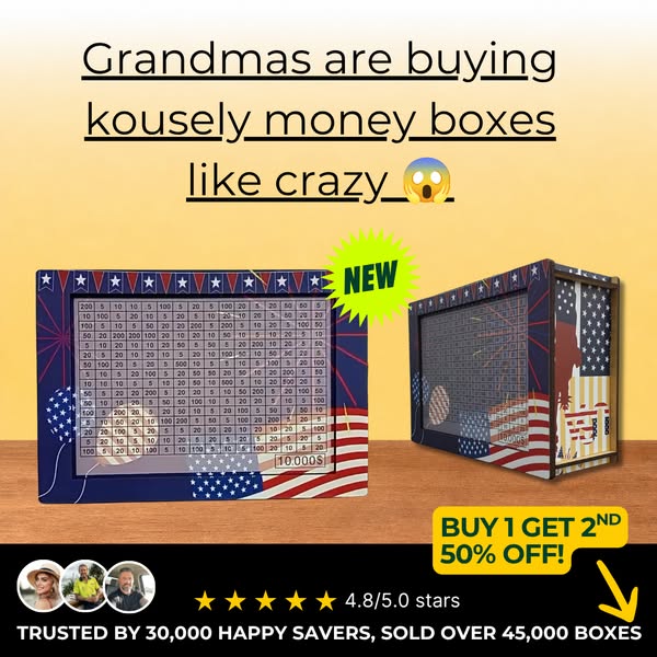 NEW US Colors Money Box