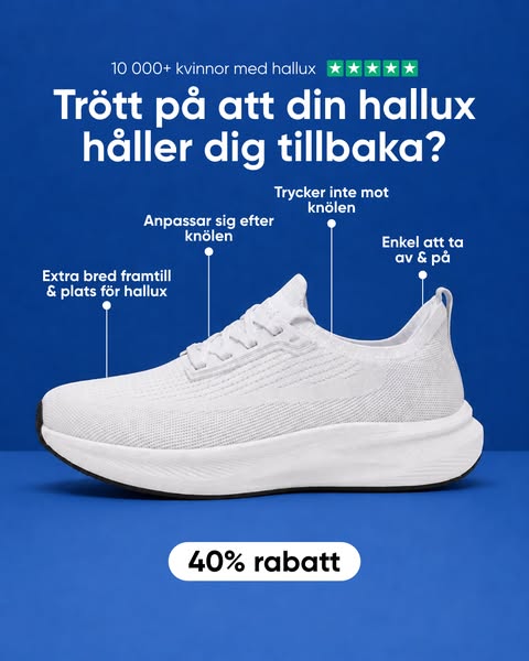 Spara 40% + fri frakt idag!
