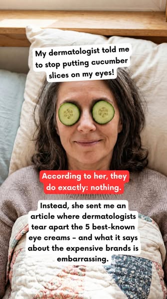 Dark circles and bags under the eyes: 1 old remedy helps