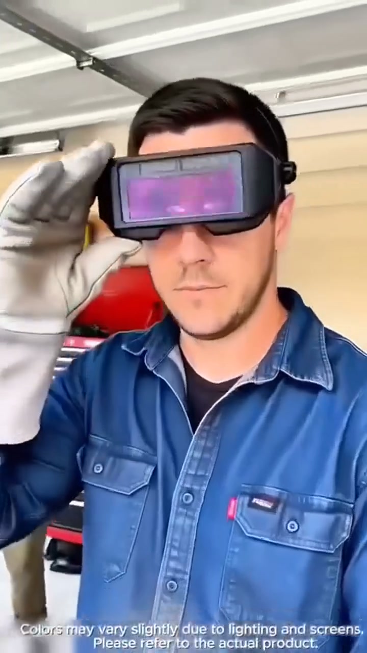 Auto-Darkening Anti-Glare Welding Glasses