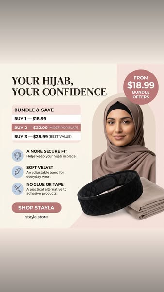 A Hijab That Stays Put, All Day Long