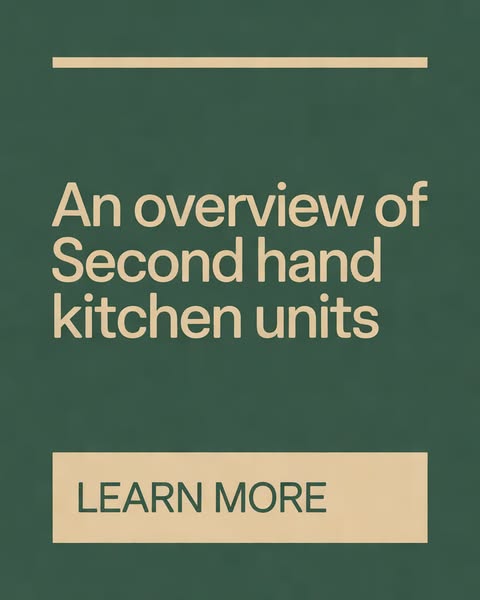 Learn About Second Hand Kitchen Units