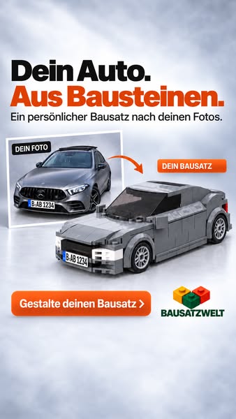 Dein eigenes Auto aus Bausteinen
