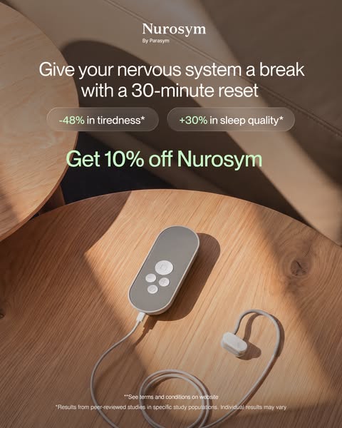 Less Stress, More Calm & Balance. 10% Off Nurosym