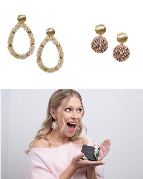Bei uns findest Du handgefertige Ohrringe für besondere Momente in Österreich gefertigt exklusiver Designerschmuck leicht und angen
