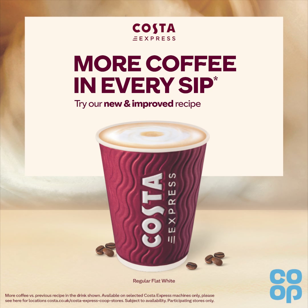 Available in-store at Co-op