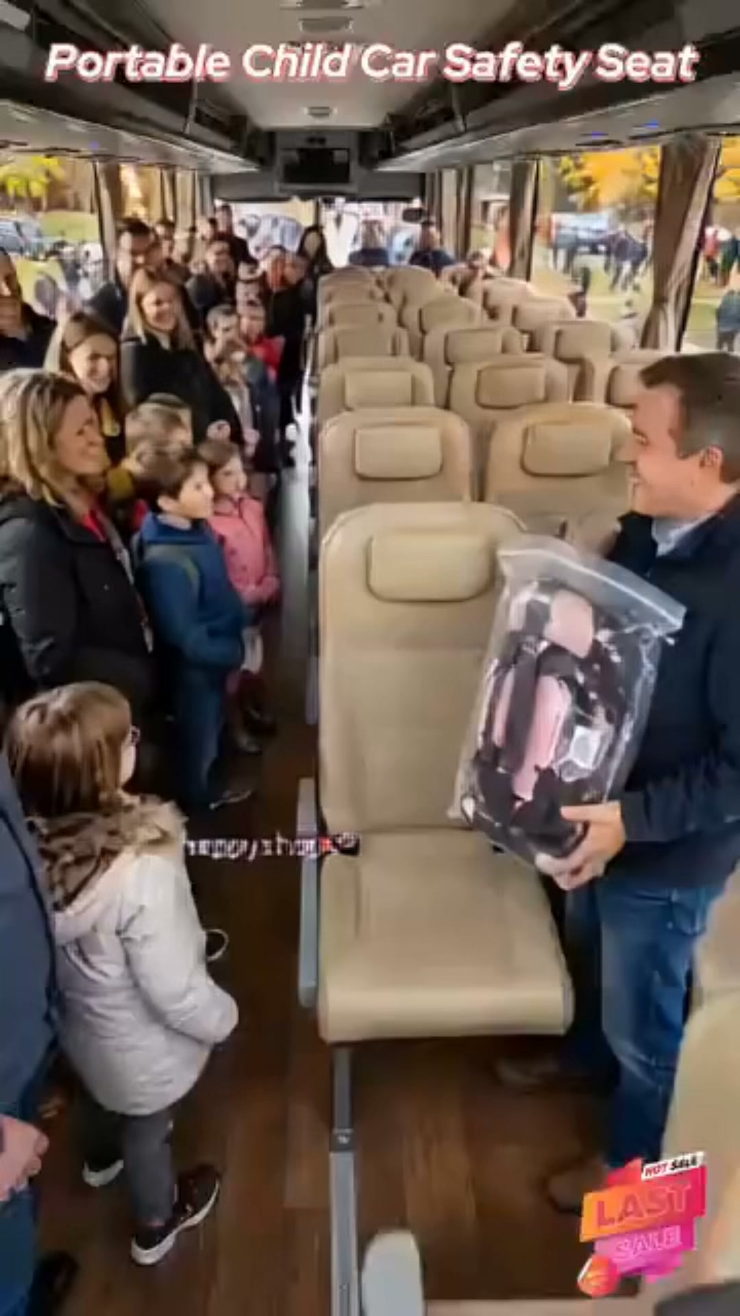 50% OFF !! Portable Child Protection Car Seat