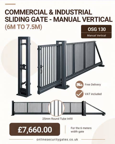 Heavy-Duty Commercial Security Gates