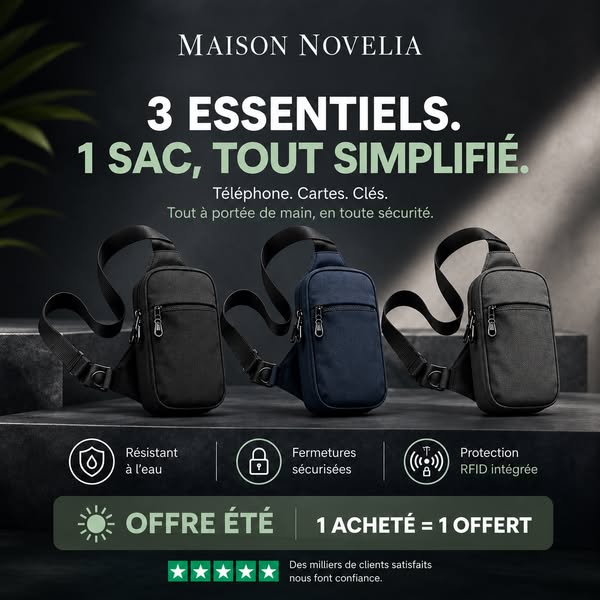 La sacoche qui protège vraiment vos essentiels