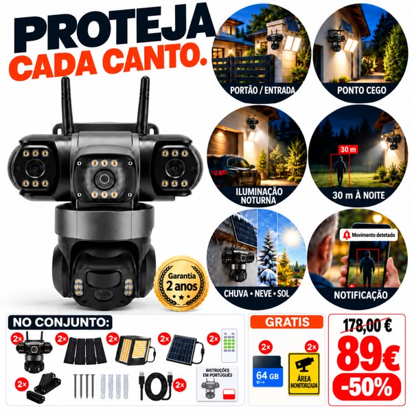 QUINTAL VIGIADO À NOITE