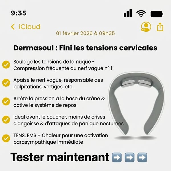 Enfin libéré des douleurs