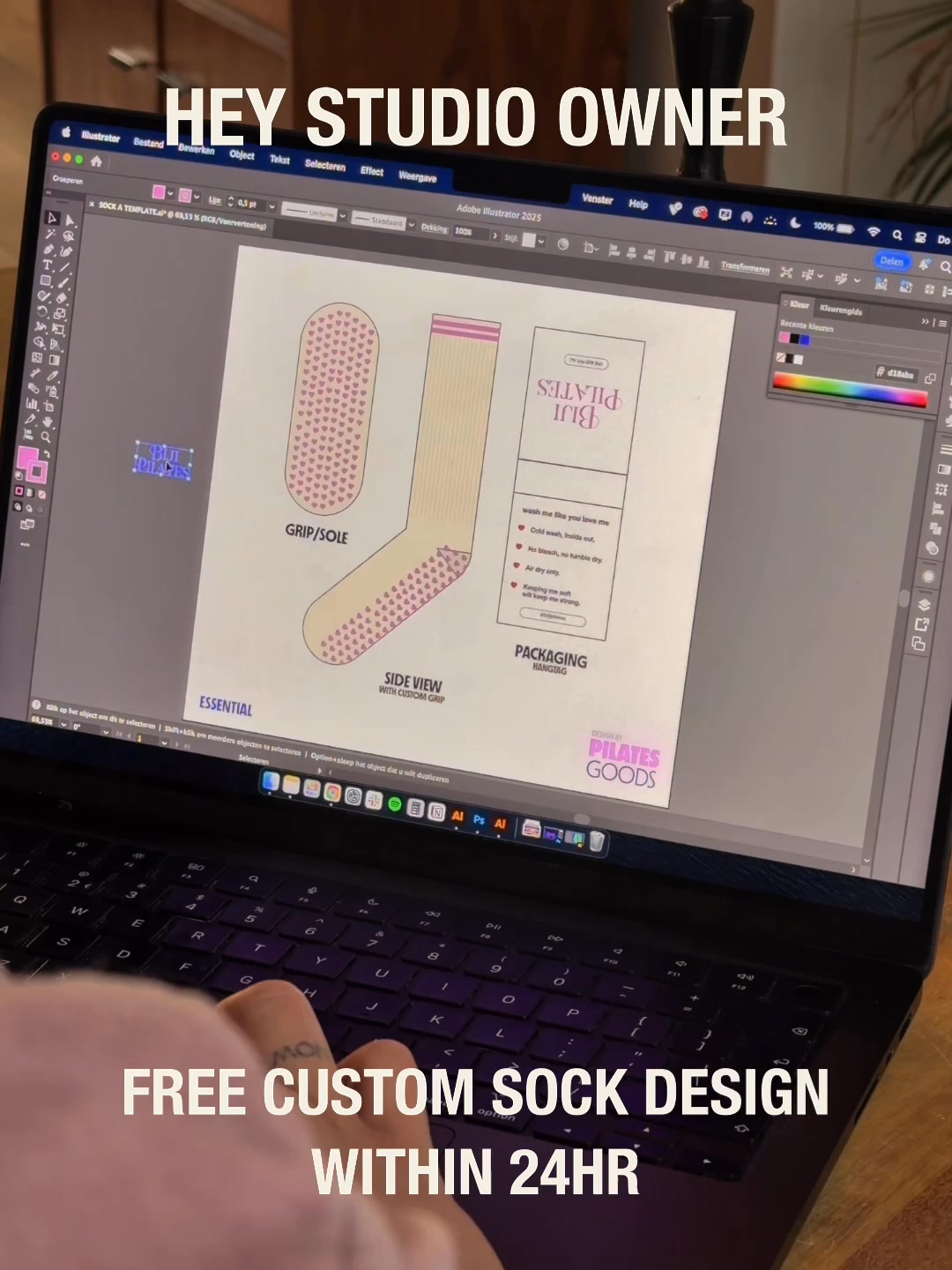 Custom Grip Socks