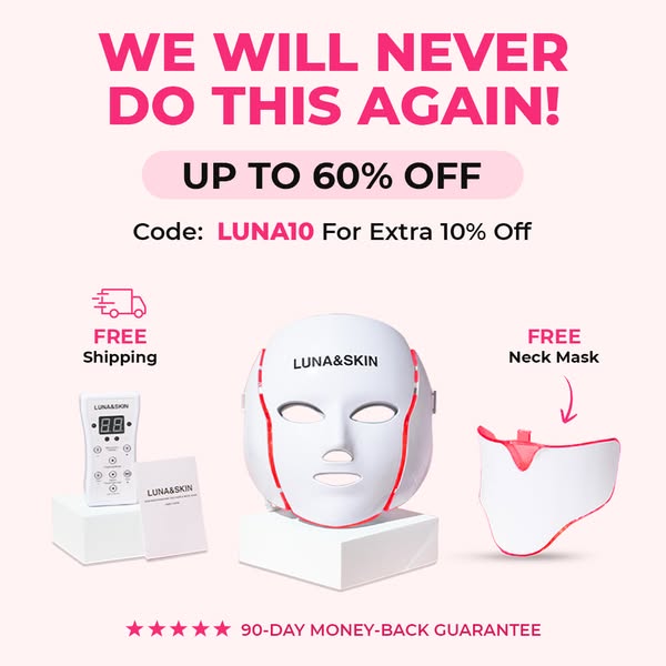 7 LED Colours + Microcurrent for Firm, Lifted Skin