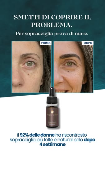 Sopracciglia folte e naturali