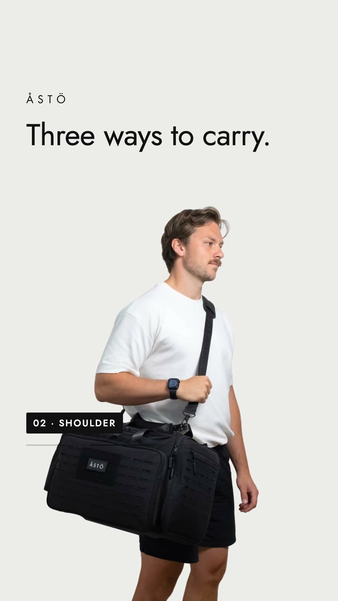 Grip, shoulder, backpack