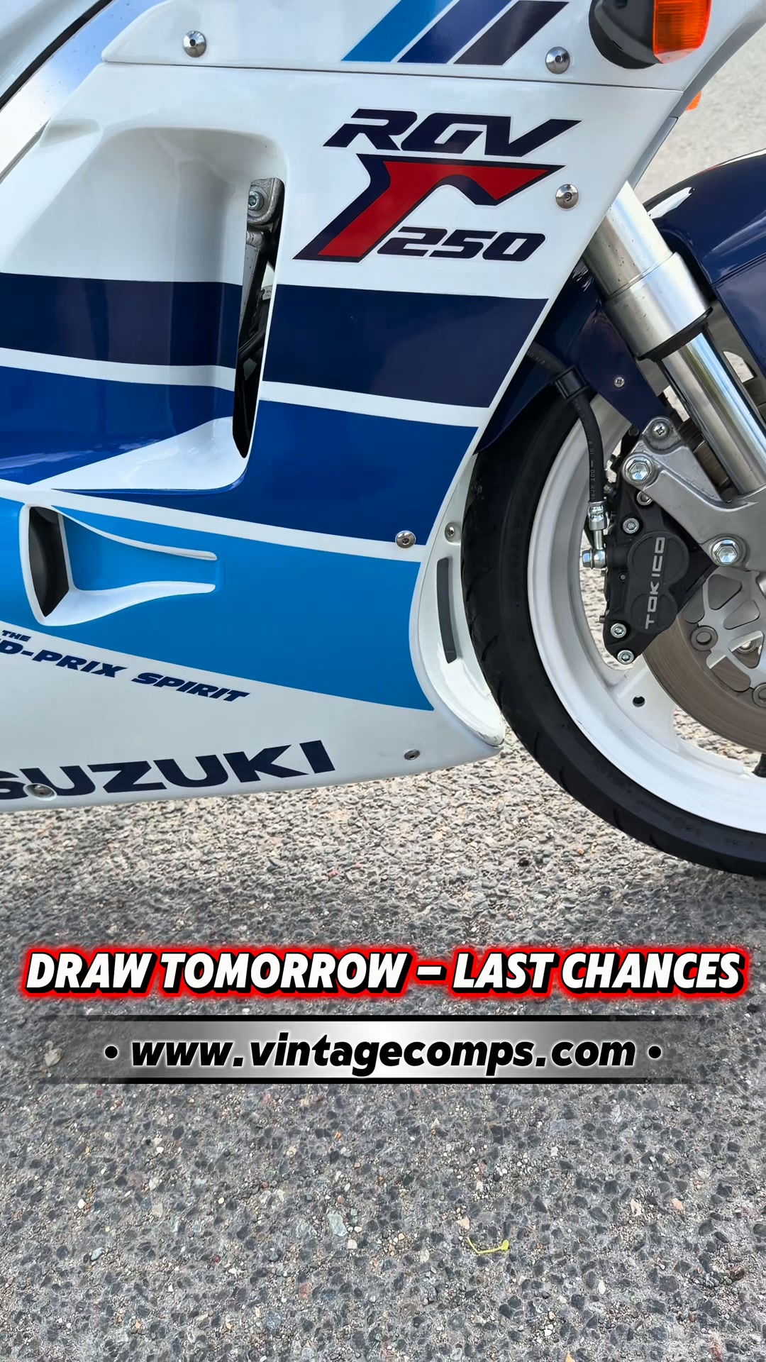 ENDS TOMORROW - WIN THIS RGV250