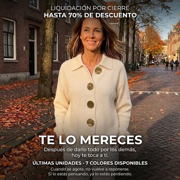 Cierre de tienda: cárdigan oversize -70%