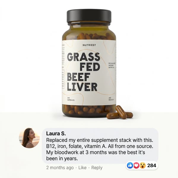 Grass-Fed Beef Liver Capsules