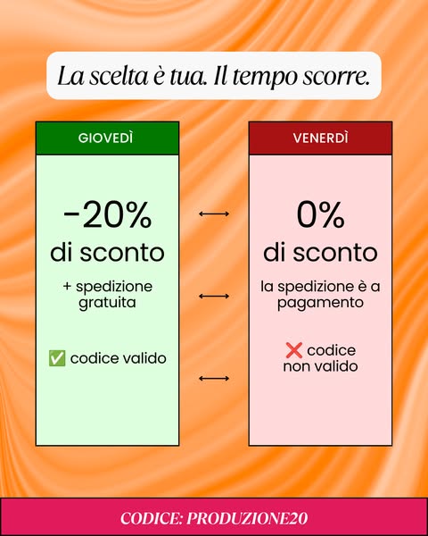 Ora o mai più (Solo fino a giovedì 10 settembre)