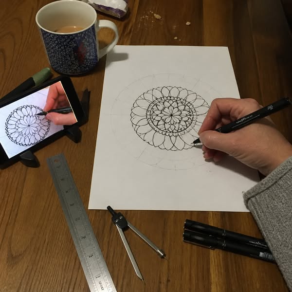 Learn the 2,000-Year-Old Art of Mandala Drawing