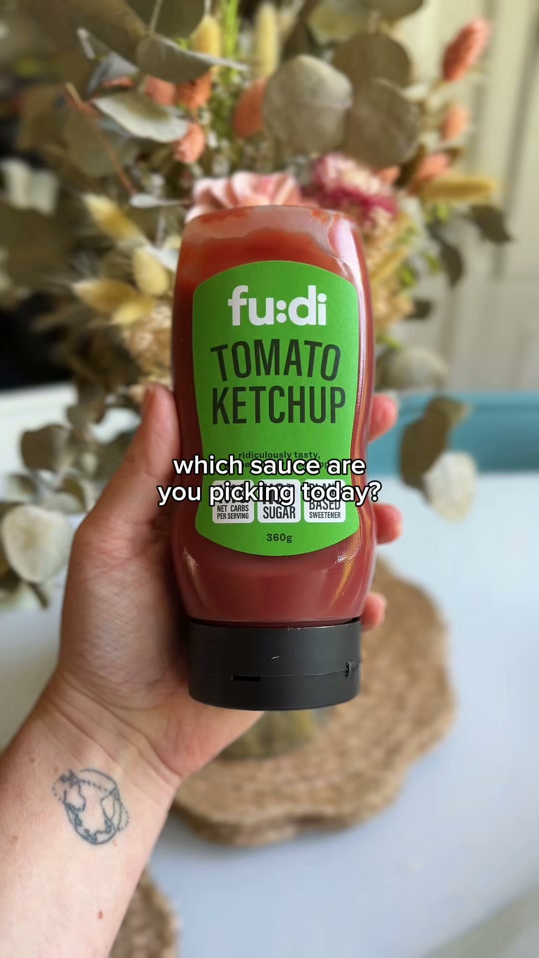 Which sauce are you squeezing?