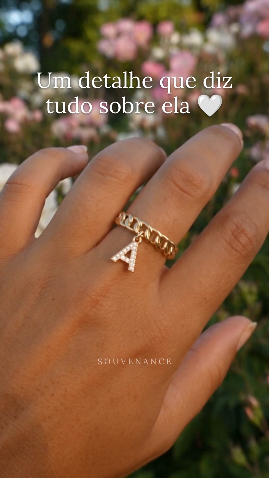 Anel Malha Inicial personalizado