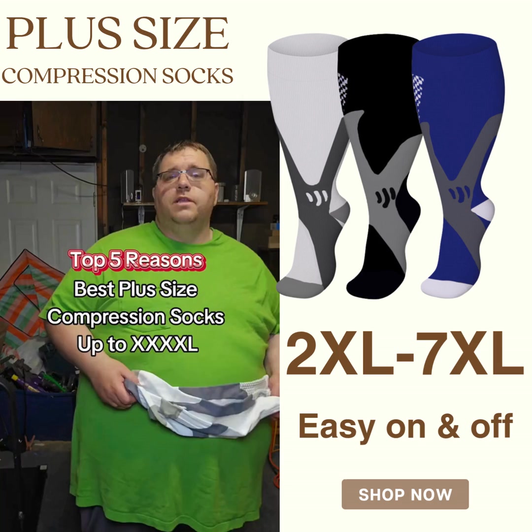 Easy On & Off! True 2XL-7XL Sports Support