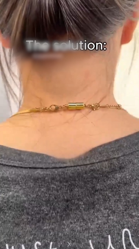 Magnetic Clasp Solves Necklace Hassles