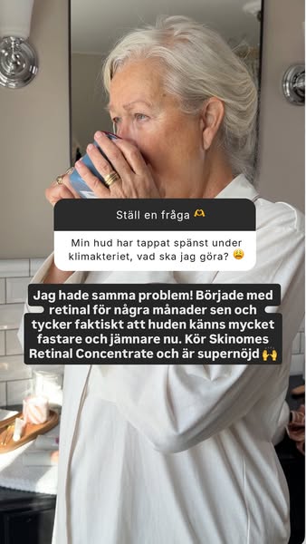 Huden i klimakteriet? Prova Retinal Concentrate