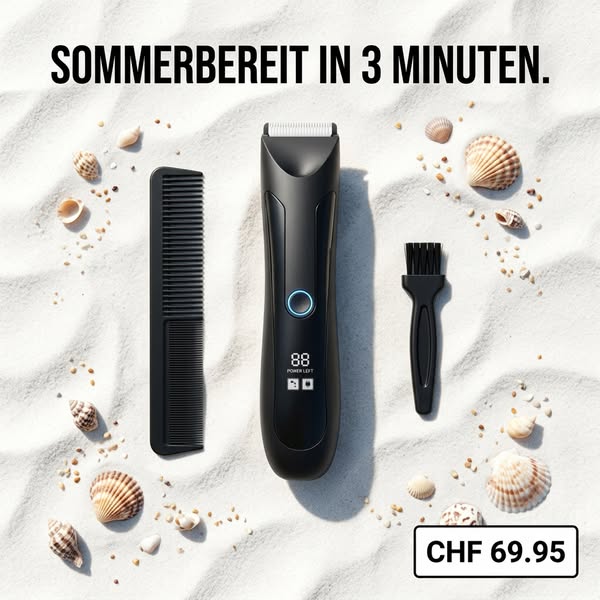 Schluss mit Rasurpickeln. Für immer!