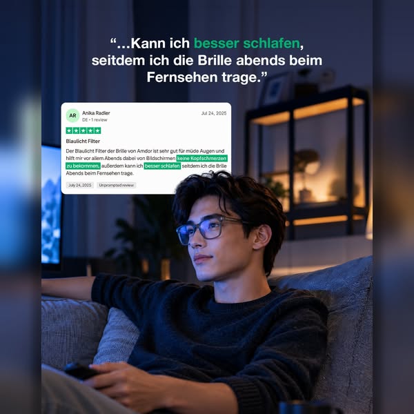 1+1 GRATIS: BLAU II Blaulichtfilterbrille