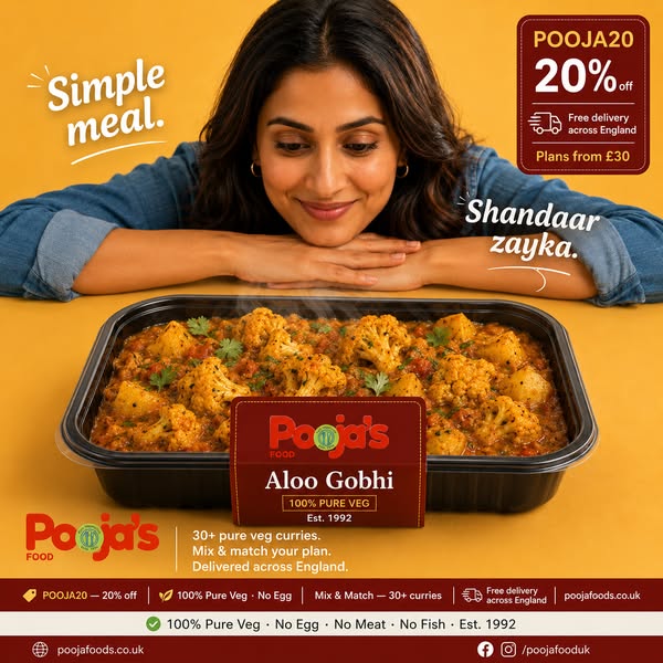 Get 20% OFF with code POOJA20