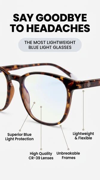 Blue Light & 100% UVA / UVB Protection