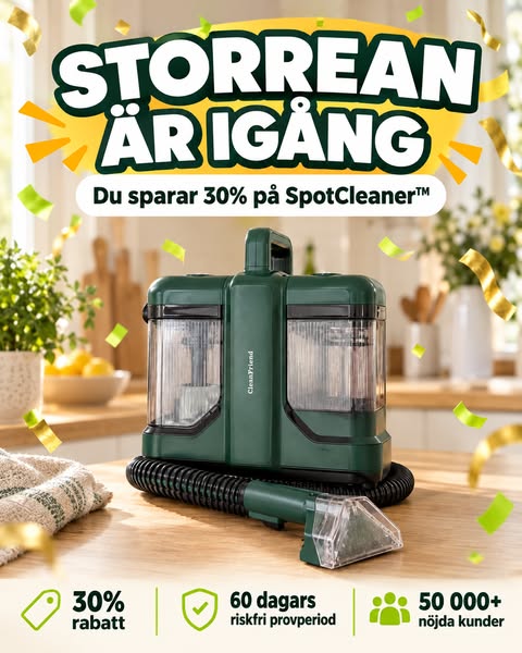 Spara 30% på SpotCleaner™