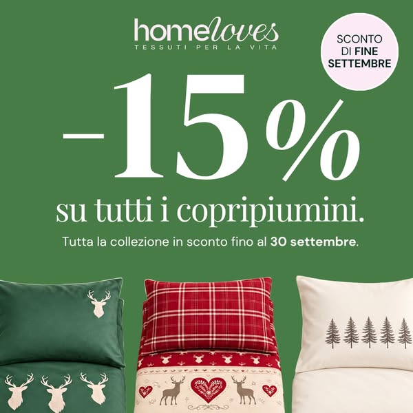 15% DI SCONTO